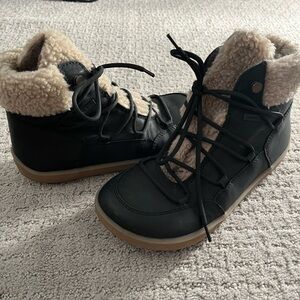BeLenka Bliss Barefoot Wide Winter Fleece Lined Boots - Black Size 38 (6.5/7)
